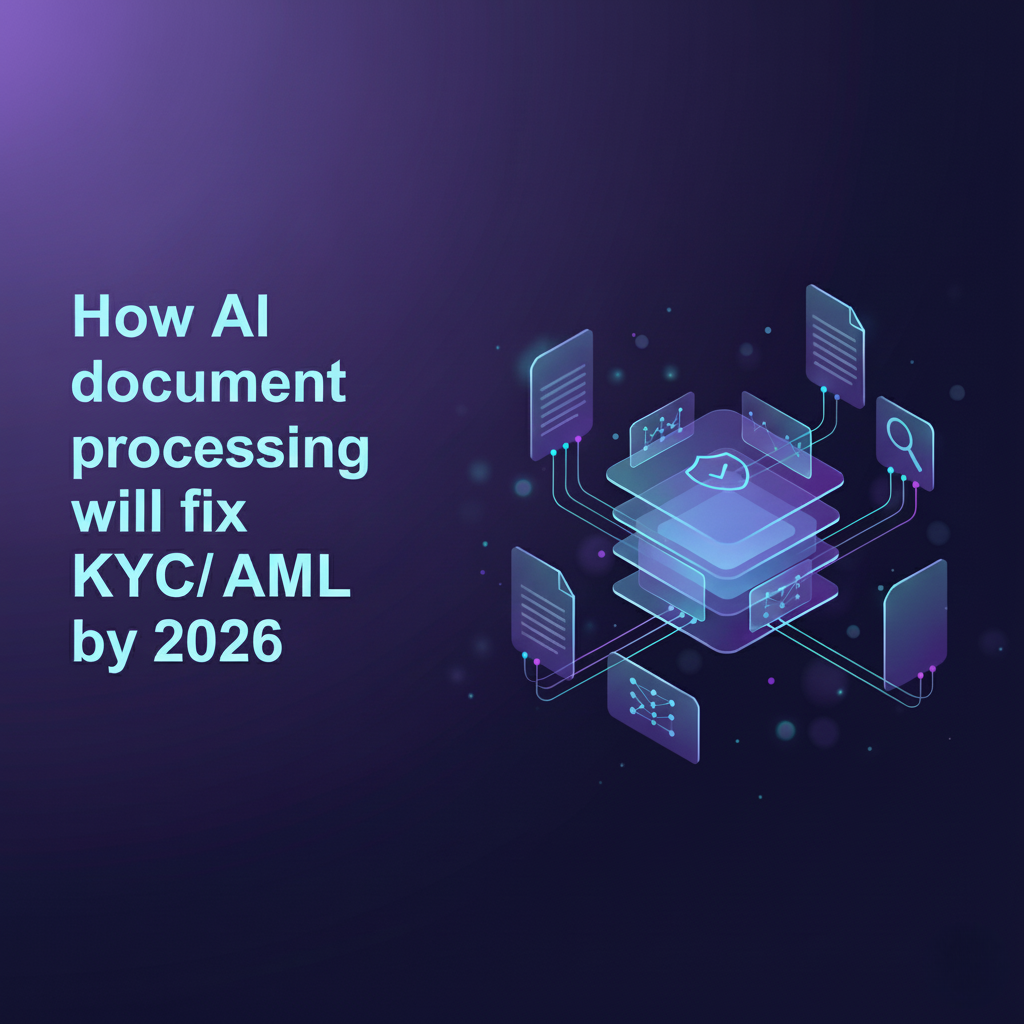 Banks are drowning in documents, not transactions: how AI document processing will fix KYC/AML by 2026