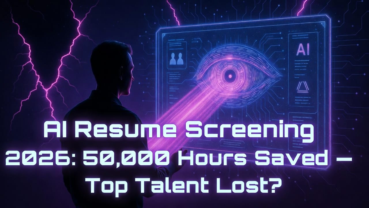 AI Resume Screening in 2026: The Tool That Saves 50,000 Hours - and Quietly Kills Your Best Hires